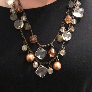 Premier brown beaded necklace